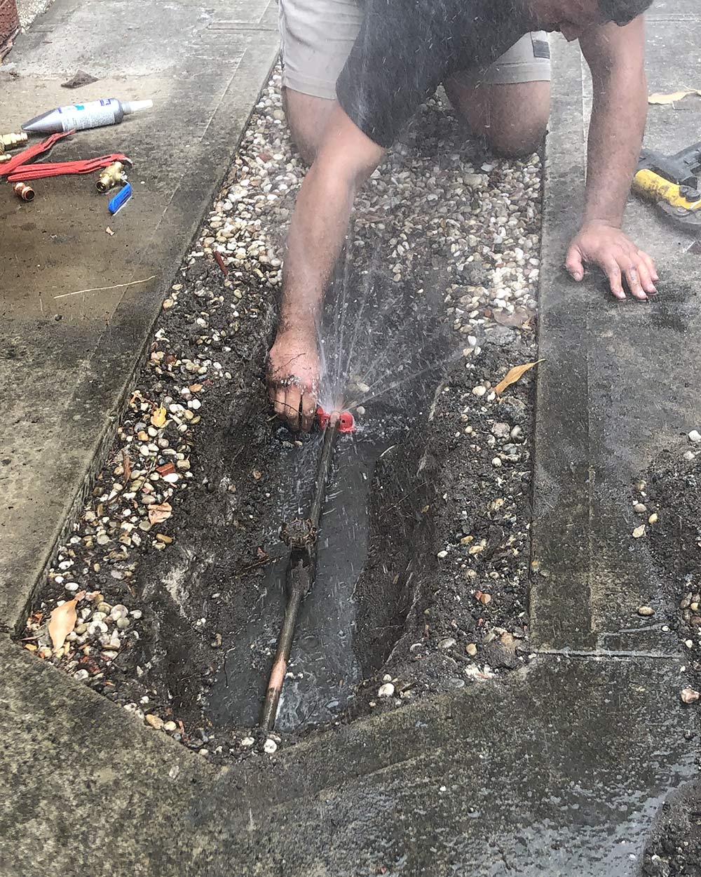 Burst pipe repair