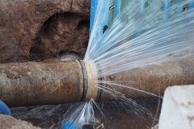 Burst pipe repair
